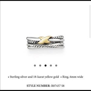 David Yurman Crossover Ring
